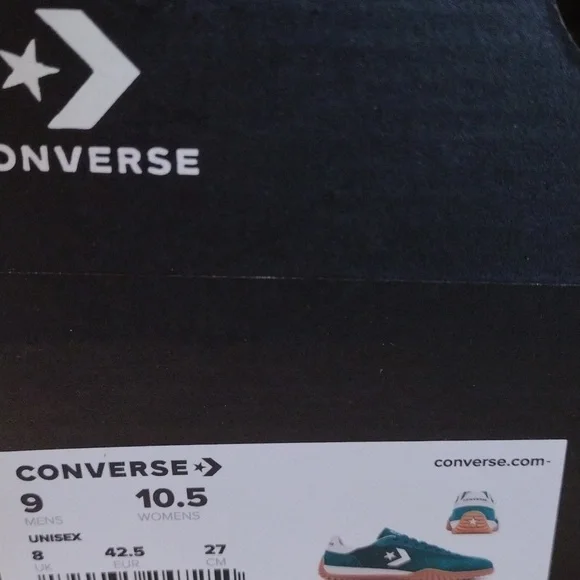 Converse Run Star Trainer. Green Envy/Egret/White. Low top Shoe. Unisex, Size 9 - Picture 16 of 16